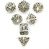 DND Dice Set Metal Dice Dungeons and Dragons Dice Gift Polyhedral Dice Set Role Playing Dice D20 Hollow Polyhedral Dice Set for Dungeons and Dragons RPG MTG Table Games view 4