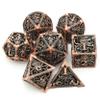 Dungeons and Dragons Dice DND Dice Set D and D dice Set D20 MTG Metal Dice Set Hollow Polyhedral Dice Role Playing Dice with Octopus Motifs for Dungeons and Dragons RPG Table Games view 1