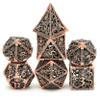 Dungeons and Dragons Dice DND Dice Set D and D dice Set D20 MTG Metal Dice Set Hollow Polyhedral Dice Role Playing Dice with Octopus Motifs for Dungeons and Dragons RPG Table Games view 2