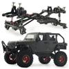 Greendhat SCX10 Metal Chassis Frame kit 313mm Wheelbase with Prefixal Planetary Gearbox Portal Axle for 1/10 RC Crawler Off Road Truck ( Color : 6pcs Set ) view 2