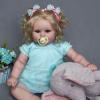 JIZHI Lifelike Reborn Baby Dolls - 20-Inch Feeling Realistic-Newborn Adorable Playful Real Life Baby Dolls with Feeding Kit & Gift Box for Kids Age 3 + view 2
