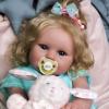 JIZHI Lifelike Reborn Baby Dolls - 20-Inch Feeling Realistic-Newborn Adorable Playful Real Life Baby Dolls with Feeding Kit & Gift Box for Kids Age 3 + view 3