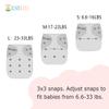 ALVABABY Baby Cloth Diaper 6 Pack with 12 Inserts One Size Cloth Diaper Covers Adjustable Washable Reusable for Baby Girls and Boys view 4