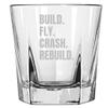 RC Planes Gift - RC Aircraft Rocks Glass - RC Plane Pilot Present - Radio Controlled Aircraft - Whiskey Tumbler - Build Fly Crash Rebuild view 1