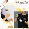 MAGICYOYO Pack of 2 Responsive Yoyos - N11 Black Golden Yoyo and K2 Snow White Fingerspin Yo Yo for Kids Beginners, Dual Purpose Yo Yyos with Unresponsive Bearings Kit, 2 Yo-yo Bags, 12 Yo-yo Strings view 3
