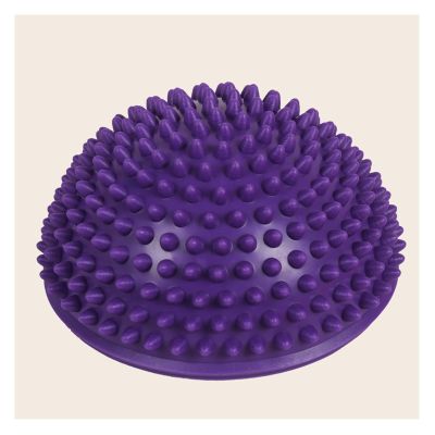 HUAHUA Stepping Stones Kids Physical Balance Training Stepping Stone, Semicircular Tactile Massage Ball, Children Exercise Hand and Foot Coordination (Color : Purple, Size : 2pcs)