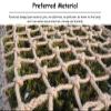 Ccsh Climbing Net 10mm Coarse Climbing Net for Children, Outdoor Safety Climbing Network Cargo Net Rock Rope Ladder, Jute Trellis Twine for Home School Shop (Size : 2x4m(7x13ft)) view 4