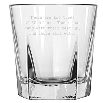 RC Planes Gift - RC Aircraft Rocks Glass - RC Plane Pilot Present - Radio Controlled Aircraft - Whiskey Tumbler - Two Types Of Rc Planes