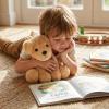 WEIGEDU Labs Labrador Golden Retrievers Dog Puppy Stuffed Animals Plush Toys for Kids Boys Girls Birthday Bedtime Gifts, 7.9" Golden Yellow view 2