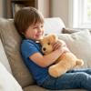 WEIGEDU Labs Labrador Golden Retrievers Dog Puppy Stuffed Animals Plush Toys for Kids Boys Girls Birthday Bedtime Gifts, 7.9" Golden Yellow view 3
