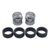 Almencla NC RC Car Trunk Tires Wheel Rims Replacement Upgrade Parts Accessory for 284131 K969 K979 K989 P929 P939 RC Car, Titanium view 2
