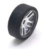 Almencla NC RC Car Trunk Tires Wheel Rims Replacement Upgrade Parts Accessory for 284131 K969 K979 K989 P929 P939 RC Car, Titanium view 3