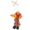 Fancyes Wooden Clown Marionette Puppet Toy for Kids view 2