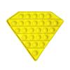 APPASH Pop it Fidget Pad Push Pop Stress Anxiety Pressure Relieving Sensory Silicone Bubble Toy[Soft Material][Pop its-Diamond Shape][Yellow] view 1