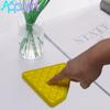 APPASH Pop it Fidget Pad Push Pop Stress Anxiety Pressure Relieving Sensory Silicone Bubble Toy[Soft Material][Pop its-Diamond Shape][Yellow] view 4
