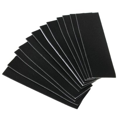 ND 12PCS Wooden Fingerboard Deck Uncut Sandpaper Grip Tape Stickers 4.33''X1.38''