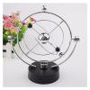 jinyi2016SHOP Furnishing Crafts Figurines Miniatures pendulo de Newton Metal Balance Ball Energy Conservation Model Metal Craft Newton Swing Desk Ornaments Living Room Sculpture (Color : A) view 2