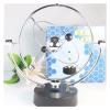 jinyi2016SHOP Furnishing Crafts Figurines Miniatures pendulo de Newton Metal Balance Ball Energy Conservation Model Metal Craft Newton Swing Desk Ornaments Living Room Sculpture (Color : A) view 3