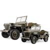 RocHobby 1/6 1941 MB Scaler RC Car, 4x4 Hobby Grade RC Car Mini RC Rock Crawler Military, 2.4Ghz RC Truck with 550 Brushed Motor, LED Lights for Adults Without Battery and Charger view 1