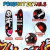 Hortsun 100 Pieces Mini Finger Skateboard, Finger Boards Set with Double Sided Pattern Creative Novelty Birthday Party Favors Exchange Gift Goodie Bag Stuffers, Random Pattern view 3