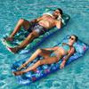 FindUWill 2 Pack Inflatable Pool Lounge, Inflatable Pool Floats with Headrest, X-Large, Cooling Pool Floaties Contour Lounger and 2 Pack 42'' Inflatable Pool Floats Flamingo Unicorn Swim Tube Rings view 4