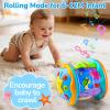 Baby Toys 6 to 12 Months Ocean Projector Rotating Musical Light Up Tummy Time Toys for Infant 0-6 3-6 Months Baby Aquarium Crawling Toys 4 5 6 7 8 9 12-18 Months Birthday Gifts for 1 Year Old Boy Girl view 4