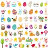 300 Pcs Easter Stickers for Kids, Easter Egg Bunny Stickers, Self-Adhesive Stickers for Easter Basket Stuffers Party Favors Decorations Gift Supplies view 1