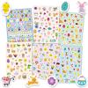 300 Pcs Easter Stickers for Kids, Easter Egg Bunny Stickers, Self-Adhesive Stickers for Easter Basket Stuffers Party Favors Decorations Gift Supplies view 2