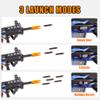 COOLFOX Electric Automatic Toy Gun for Toy Guns Sniper Soft Bullets [Shoot Faster] Burst Soft Bullets Toy Gun for Boys,Toy Foam Blasters & Guns with 100 Toy Sniper Darts for Kids (Blue) view 4