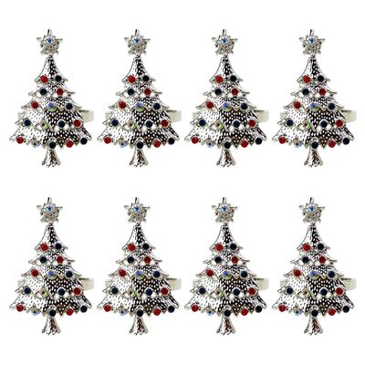Rings 8,for Wedding, Thanksgiving Day, Gatherings, Birthday (Silver)