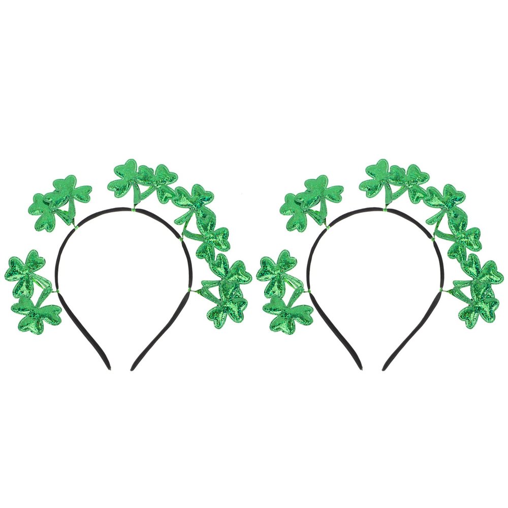 2pcs Headband Festival Decor Prop Hair Accessory Hair Decor ative Festival Headdress St. Patrick's Day Headdress Unique Party Party