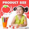 120pcs Mini Apple Erasers for Kids Bulk Classroom Welcome Back to School Gifts Classroom Counting Math Manipulatives Teacher Supplies Stationary Party Favors view 2