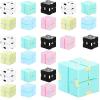 Sumind 24 Pieces Infinity Cube Fidget Toy Mini Blocks Cube Bulk Gadget Sensory Toy Hand Held Blocks Finger Gadget Gift for Adults Anxiety Stress Relief Game(Cute Style) view 1