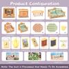 Dollhouse Furniture Set for Kids Toys Miniature Doll House Accessories Pretend Play Toys for Boys Girls & Toddlers Age 3+ with Living Room, Sofa, TV... view 2