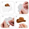 18pcs Brown Glitter Dessert Cupcake Topper Country Western Cowboy Bull Riding Bull Rider Competition Theme Decor Supplies Man Boy Happy Birthday Party Decorations view 4