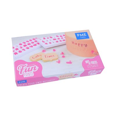 PME Fun Fonts Alphabet Stamping Set for Cake Decorating Collection 3