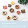 PairPear Grocery Store Pretend Play, Wooden Toys Lemonade Stand for Kids, Natural Style Market Stand Play Food Sets. view 3