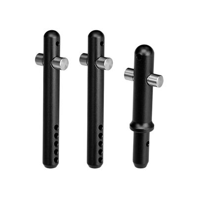Arrma 1/7 Fireteam Tactical Unit 6S BLX ARA7618 Aluminum+Stainless Steel Front+Rear Body Post - 3PC Set (Black)