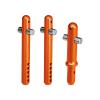 Arrma 1/7 Fireteam Tactical Unit 6S BLX ARA7618 Aluminum+Stainless Steel Front+Rear Body Post - 3PC Set (Orange) view 1
