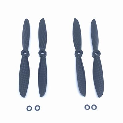 KingVal Replacement 2 Pairs 6045 Carbon Fiber CW/CCW Propeller Compatible with RC Quadcopter Drone