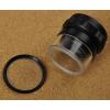 Microscope Accessories Kit 10 Times Pocket Metal Shell Jewellery, Magnifier Glass with + Cross Scale Microscope Slides view 3