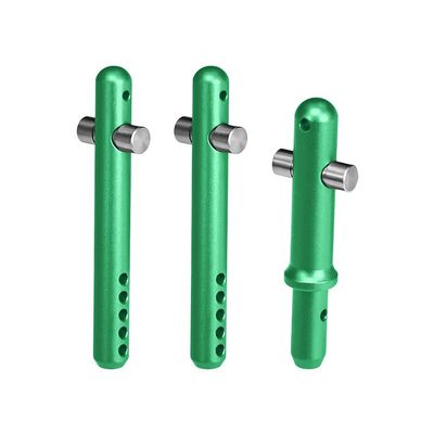 Arrma 1/7 Fireteam Tactical Unit 6S BLX ARA7618 Aluminum+Stainless Steel Front+Rear Body Post - 3PC Set (Green)