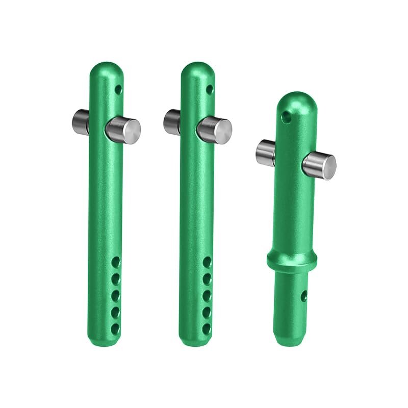 Arrma 1/7 Fireteam Tactical Unit 6S BLX ARA7618 Aluminum+Stainless Steel Front+Rear Body Post - 3PC Set (Green)