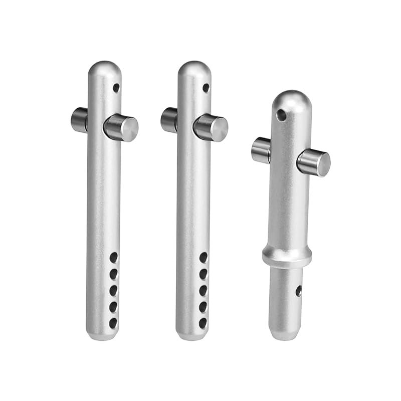 Arrma 1/7 Fireteam Tactical Unit 6S BLX ARA7618 Aluminum+Stainless Steel Front+Rear Body Post - 3PC Set (Silver)