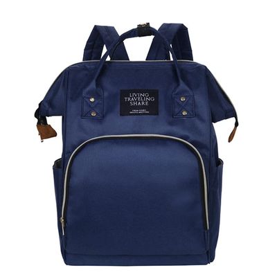 JXGSGOGO Diaper Bag Multifunction Travel Backpack Waterproof Large Capacity Handbag Dark Blue