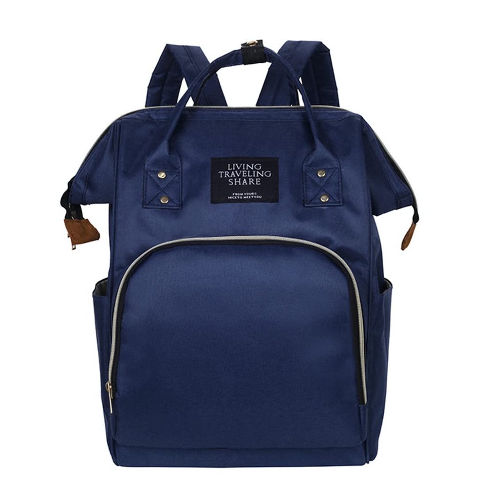 JXGSGOGO Diaper Bag Multifunction Travel Backpack Waterproof Large Capacity Handbag Dark Blue