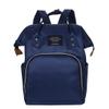 JXGSGOGO Diaper Bag Multifunction Travel Backpack Waterproof Large Capacity Handbag Dark Blue view 1