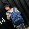 JXGSGOGO Diaper Bag Multifunction Travel Backpack Waterproof Large Capacity Handbag Dark Blue view 4