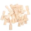20pcs Peg Dolls with Hat Design for Painting Crafts Boy Girl Educational Art Tools for Creative Play and Parent-boy Girl Activities view 2