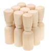20pcs Peg Dolls with Hat Design for Painting Crafts Boy Girl Educational Art Tools for Creative Play and Parent-boy Girl Activities view 4